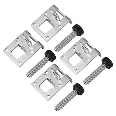 Imagem de LAPYAPPE 4 peças de ajuste da almofada do pé, guarda-roupa, armário, pernas ajustáveis, pernas de mesa, bancada de trabalho, nivelamento de pés, niveladores de móveis ajustáveis, niveladores de móveis para ambientes externos