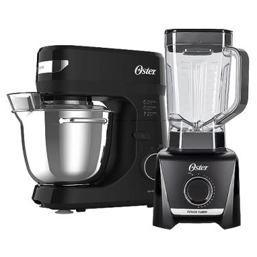 Imagem de Kit Batedeira Planetária Bowl Inox III e Liquidificador 1400 Oster - 127V