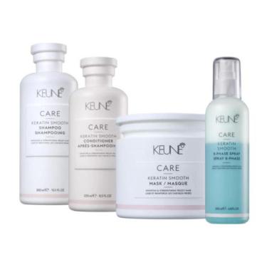 Imagem de Home Care Keune Keratin Smooth Shampoo Conditioner Mask E 2 Phase