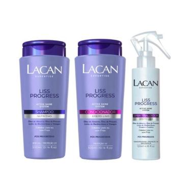Imagem de Kit Lacan Liss Progress Shampoo + Condicionador + Spray