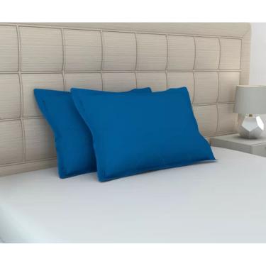 Imagem de Kit de Fronhas Matelassê Zono Enxovais 2 peças em Malha 100% Algodão Royal