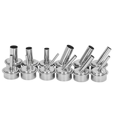Imagem de Bico para Pistolas de Soldagem, 12 Peças, Kits de Bicos de Calor, Tamanho Padrão, Ferramentas de Reparo de Estação de Solda, Ponta de Ferro de Solda, Núcleo de Aquecimento, Calor