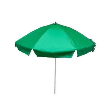 Imagem de Guarda Sol Verde Liso 1,80 Ø C/ Abas Em Alumínio Reforçado - Praia Pesca Piscina