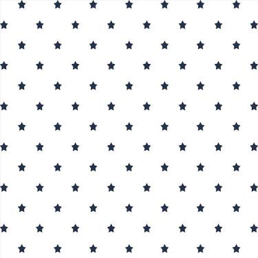 Imagem de Kit 10 Rolos Papel De Parede Adesivo Poá Estrela Azul 3,0M