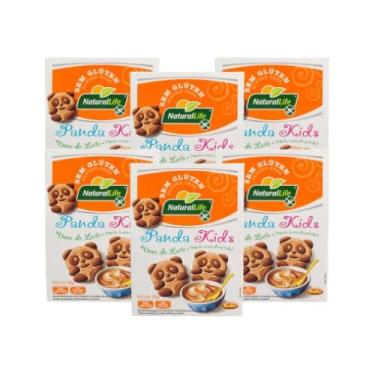 Imagem de KIT 6 Unidades Biscoito Panda Kids Sem Glúten Sem Lactose 100g - Natural Life (Doce de Leite 6 Unid.)