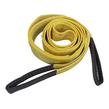 Imagem de Correia de Elevação de Poliéster para Guindaste Industrial Plana para Serviço Pesado Eslinga 3T 6613 Lb Capacidade 4M 13,12 Pés Eslingas de Elevação de Poliéster