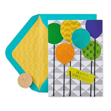 Imagem de Papyrus Cartão de aniversário (balões coloridos)