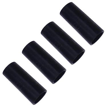 Imagem de TUOREN Tubo de silicone para pescoço de saxofone alto substitui acessórios tradicionais de instrumento de cortiça para saxofone alto/soprano/tenor, 4 peças (preto)