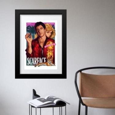Imagem de Quadro Poster Filme Pulp Scarface - 60X48Cm