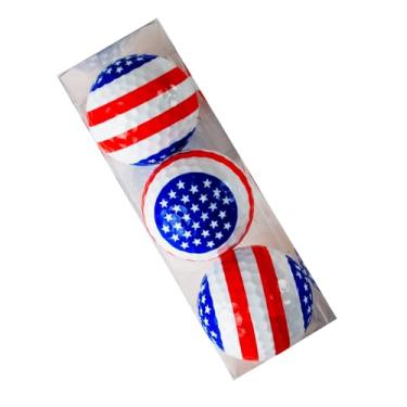 Imagem de Player Supreme Bolas de golfe USA Stars pacote com 3