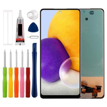 Imagem de [Novo] Tela LCD Duotipa TFT para Galaxy A72 4G SM-A725 SM-A725M SM-A725F SM-A725F/DS 6,7'' Peças de reparo de montagem digitalizadora de tela sensível ao toque - Sem função de impressão digital.