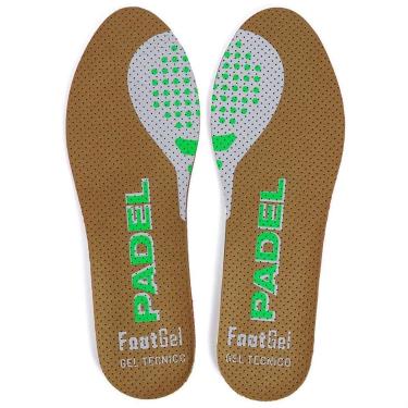 Imagem de Palmilha de Gel Footgel Padel 33 ao 36 Marrom-Unissex