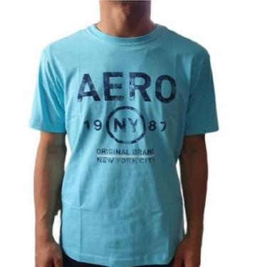 Imagem de Camiseta Aeropostale Masculino Azul-Masculino