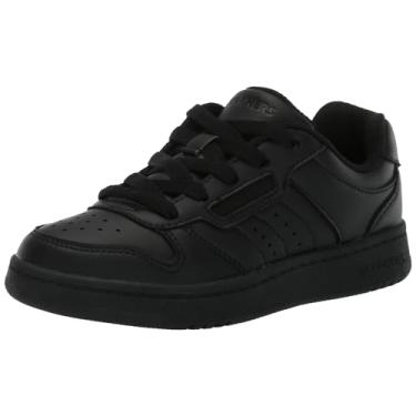 Imagem de Skechers Tênis Quick Street para meninos, Preto/preto, 2 Little Kid