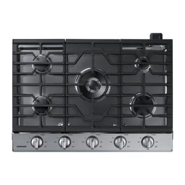 Imagem de Cooktop Inox 5 Queimadores Wi-Fi Dupla Chama + Kit Recirculação + Coifa Wi-Fi + Forno Elétrico Função Air Fry 76L