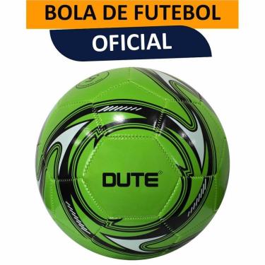 Imagem de Bola de Futebol Tamanho Oficial Número 5 Costurada Couro Sintético Verde