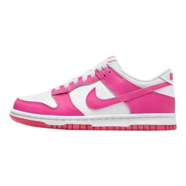 Imagem de Nike Tênis infantil Dunk Low SE (GS) Free 99 Cents CZ2496-001, Branco/fúcsia a laser, 6.5 US Big Kid