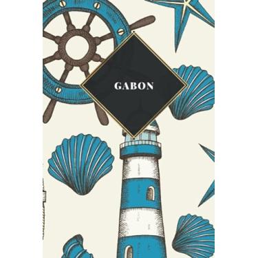 Imagem de Gabon: Ruled Travel Diary Notebook or Journey Journal - Lined Trip Pocketbook for Men and Women with Lines