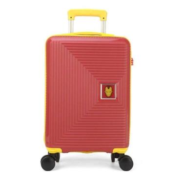 Imagem de Mala viagem p bordo abs escolar homem de ferro - vermelho