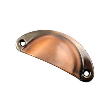 Imagem de 20 peças de metal gaveta da cozinha maçaneta da porta do armário e botões de móveis handware armário puxadores de latão, bronze vermelho escovado