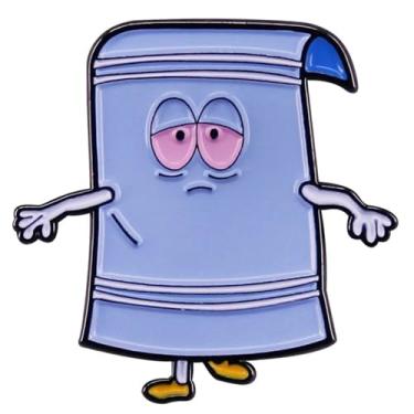 Imagem de Tegridy Farms Towelie Erva Daninha Maconha Cânhamo Cannabis Animated Comedy Programa de TV Broche Esmaltado 3 cm, 1.2 Inches, Esmalte, Esmalte