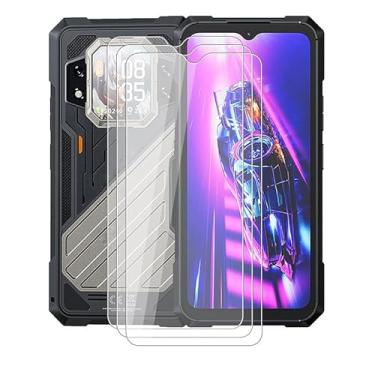 Imagem de AQGGIIXY [Pacote com 3 protetores de tela compatíveis com Cubot KingKong X (6,5 polegadas), vidro temperado, bordas de arco 2,5D, dureza 9, HD, sem bolhas para Cubot KingKong X