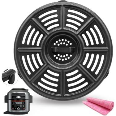 Imagem de Nvkwca Rack de acessórios de fritadeira a ar para Ninja 6,5 QT OL500/OL501 Foodi panela de pressão e fritadeiras a ar, bandeja de fritadeira de ar atualizada, bandeja de crimpagem, bandeja de inserção