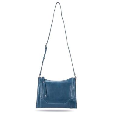 Imagem de Frye Melissa Bolsa transversal com zíper, Aço, One Size