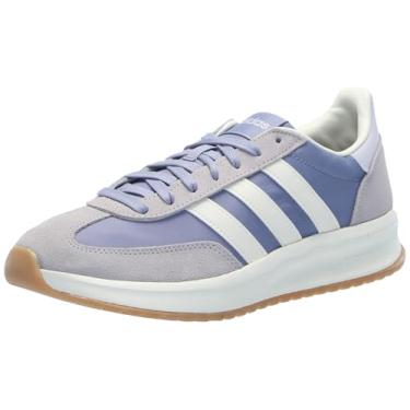 Imagem de adidas Tênis feminino Run 72, Violeta prata/branco fora/cinza glorioso, 40