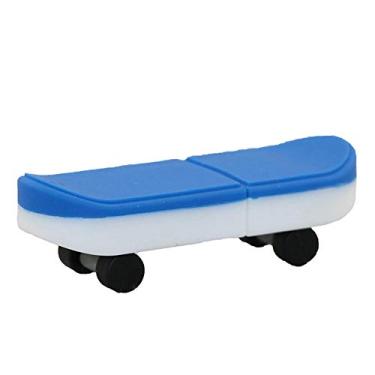 Imagem de 8 GB Modelo de skate USB 3.0 Flash Drive Flash Drive 3.0 Pen Drive USB Jump Drive Memory Stick Zip Drive USB U Disk USB 3.0 Stick USB Disk USB Flash Memory - Azul