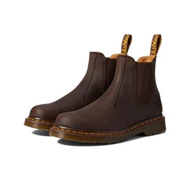Imagem de Dr. Martens Unisex Chelsea Boot, Dark Brown Crazy Horse, 7 US Men