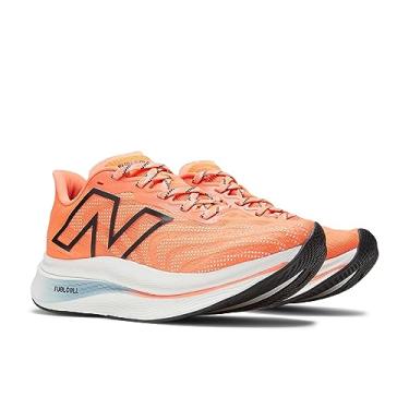 Imagem de New Balance FuelCell Supercomp Trainer V2 Tênis de corrida feminino, Neon Dragonfly/preto, 34