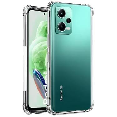 Imagem de Capa Capinha Com Bordas Anti Impacto Para Redmi Note 12 5G Tela de 6,67 Polegadas - (Bluepink)