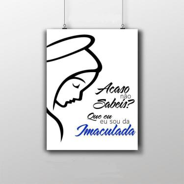 Imagem de Placa Decorativa Da Imaculada Conceição 20X30Cm