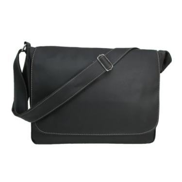 Imagem de Bolsa Carteiro Pasta Transversal Notebook Masculina Feminina Estudante Trabalho Passeio