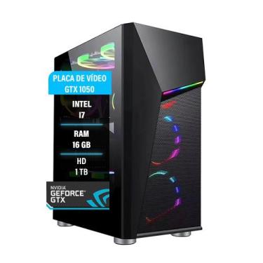 Imagem de Pc Gamer I7 16Gb DDR3 GTX 1050 HD 1TB SSD 240GB - AMORIM TECH