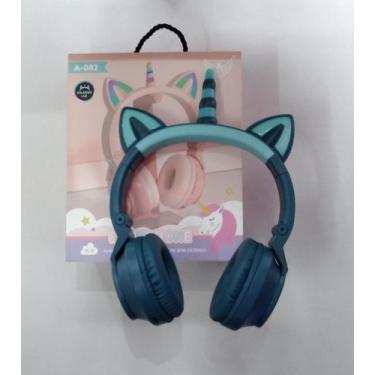 Imagem de Headphone A-082 Unicórnio Bluetooth c/ orelhas - Altomex