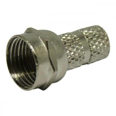 Imagem de Conector P/Cabo Coaxial F.C/Rosca 59 Dezcom - Kit C/100 Unidades - Dez