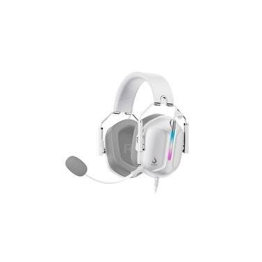 Imagem de Headset Gamer Rise Mode G1 Special Edition White, Driver 50mm, Led Rainbow, USB e P3 3.5mm, Branco - RM-HS-G1SE-W
