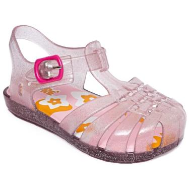 Imagem de Pimpolho, Sandália Menina Pimpolho Colorê PVC Rosa Glitter 0130363E Tamanho:24;Cor:Rosa