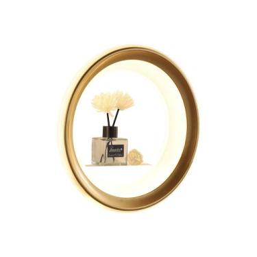 Imagem de Arandela Skylight Veneza 3114 Dourada Led Bivolt, DOURADO / BRANCO