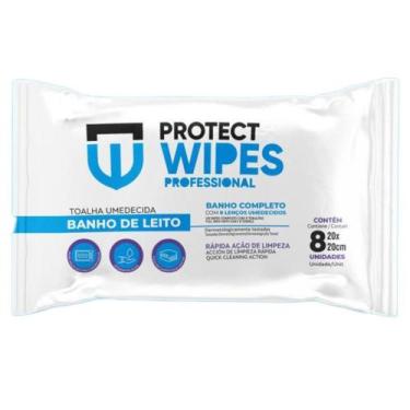 Imagem de Pano Lenço Toalha Umedecida Higiene Corporal Banho No Leito Pode Aquec