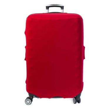 Imagem de Capa para Malas de Viagem Malha Neoprene Vermelha - RR Capas, PP