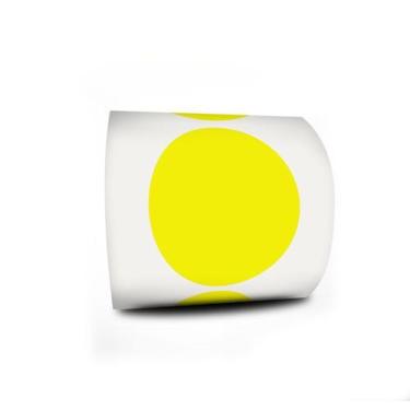 Imagem de Etiqueta Redonda - Etiquetas Adesivas Bolinha Colorida  6cm 10 Rolos -