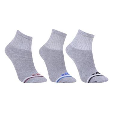 Imagem de Kit Meia Infantil Polo Cano Baixo 3 Pares Masculino