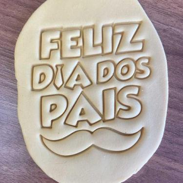 Imagem de Cortador Marcador Feliz Dia dos Pais Gravata Bigode - DOCE IMPRESSO, 1