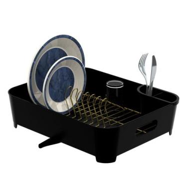 Imagem de Escorredor Louça 10 Pratos Com Porta Talher - Future Industria Metalur