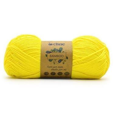 Imagem de Fio Cisne Bamboo 50g, 00168 AMARELO