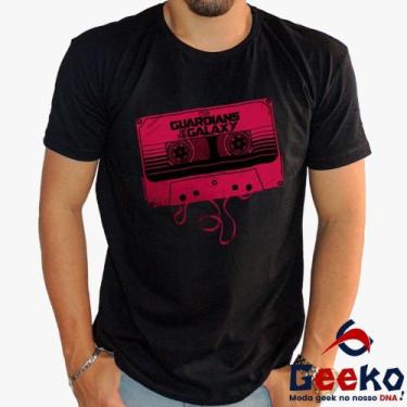 Imagem de Camiseta Guardiões da Galáxia 100% Algodão Geeko, Preto gola careca, G