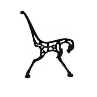 Imagem de Pé De Banco De Jardim Em Aluminio C/ Pintura Eletrostática - Funditex,